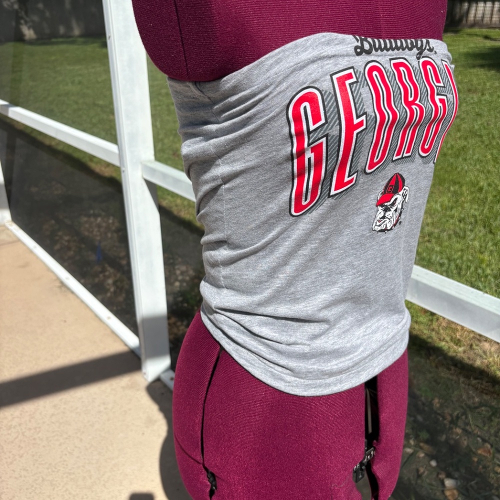 University of Georgia Bulldogs Strapless Tube Top Shirt size S - Picture 7 of 7